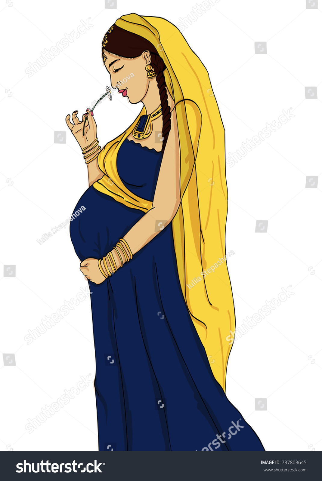 136 Indian Pregnant Lady Stock Illustrations Images And Vectors Shutterstock 3546