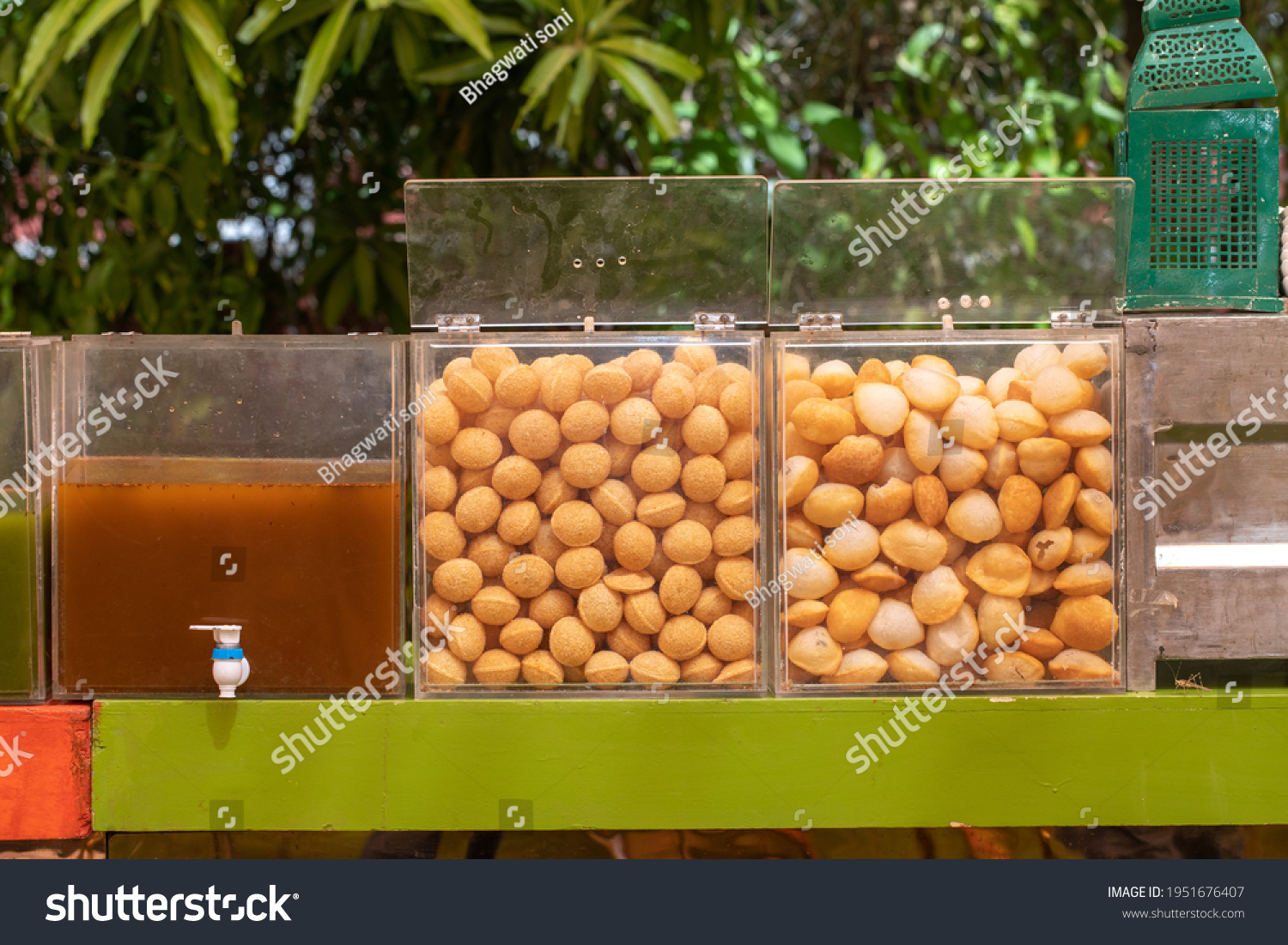 Indian Traditional Street Food Gol Gappa Stock Photo (Edit Now) 1951676407