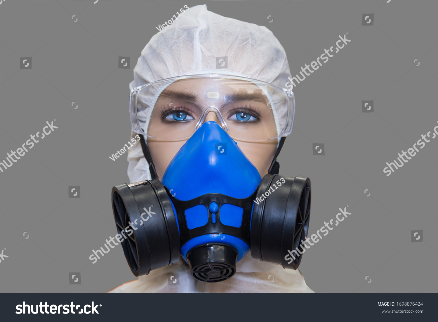 Individual Respirator Respiratory Protection Harmful Substances Stock ...