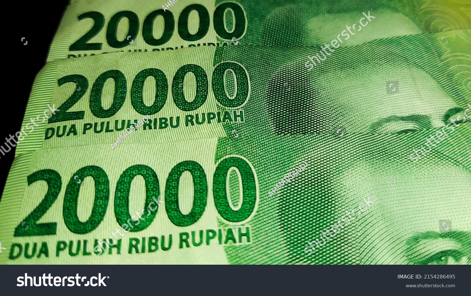 Indonesian Currency 20000 Rupiah Twenty Thousand Stock Photo 2154286495   Stock Photo Indonesian Currency Rupiah Twenty Thousand Rupiah Banknote Isolated On Black Background Idr 2154286495 