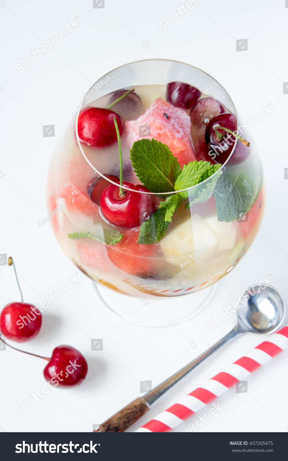 Indonesian Fresh Fruit Compote Es Buah Stock Photo Edit Now