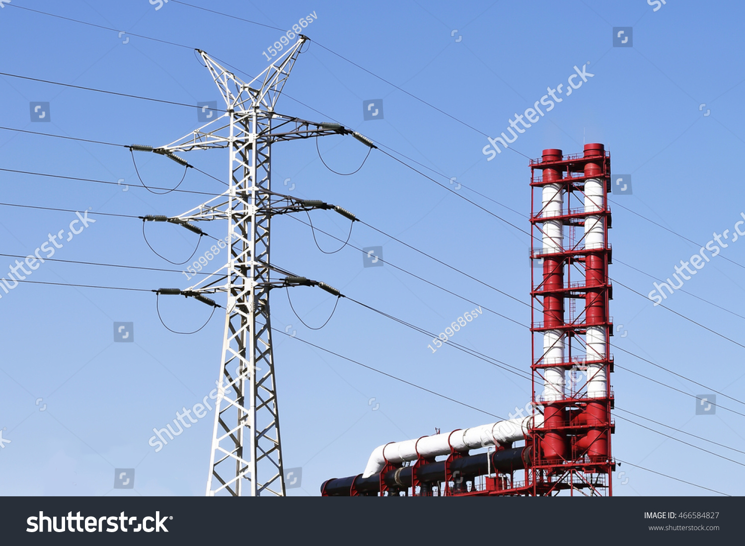 Industrial Collage Concept Development Production Stock Photo 466584827 ...