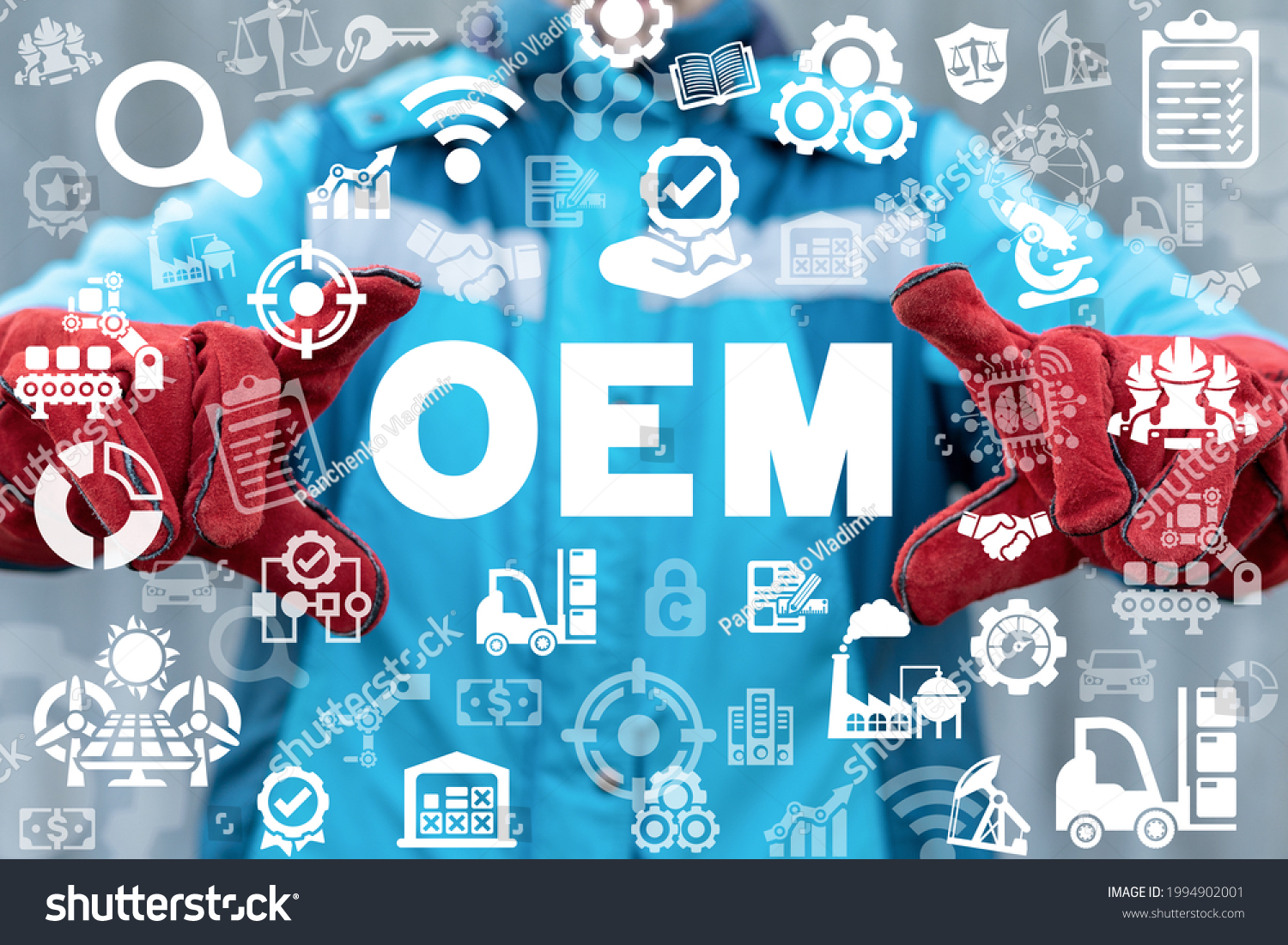 Industrial Concept Oem Original Equipment Manufacturer Stock Photo ...