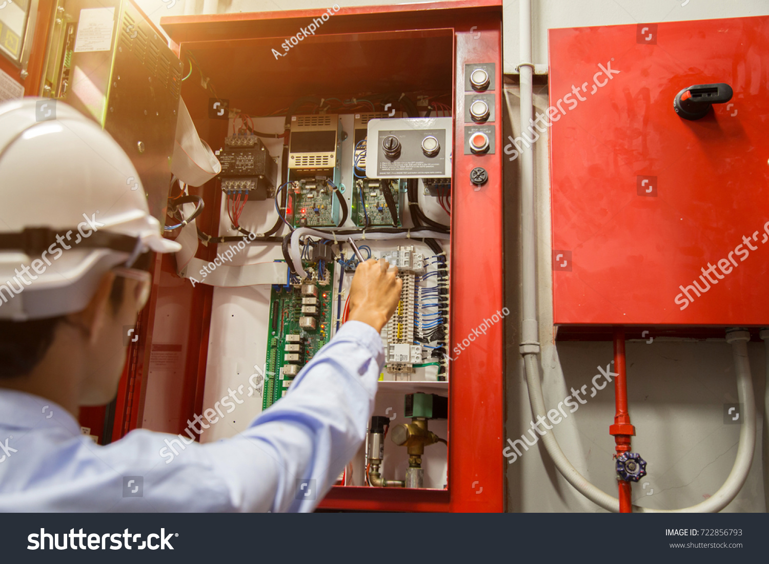 762 Fire alarm technician Images, Stock Photos & Vectors | Shutterstock