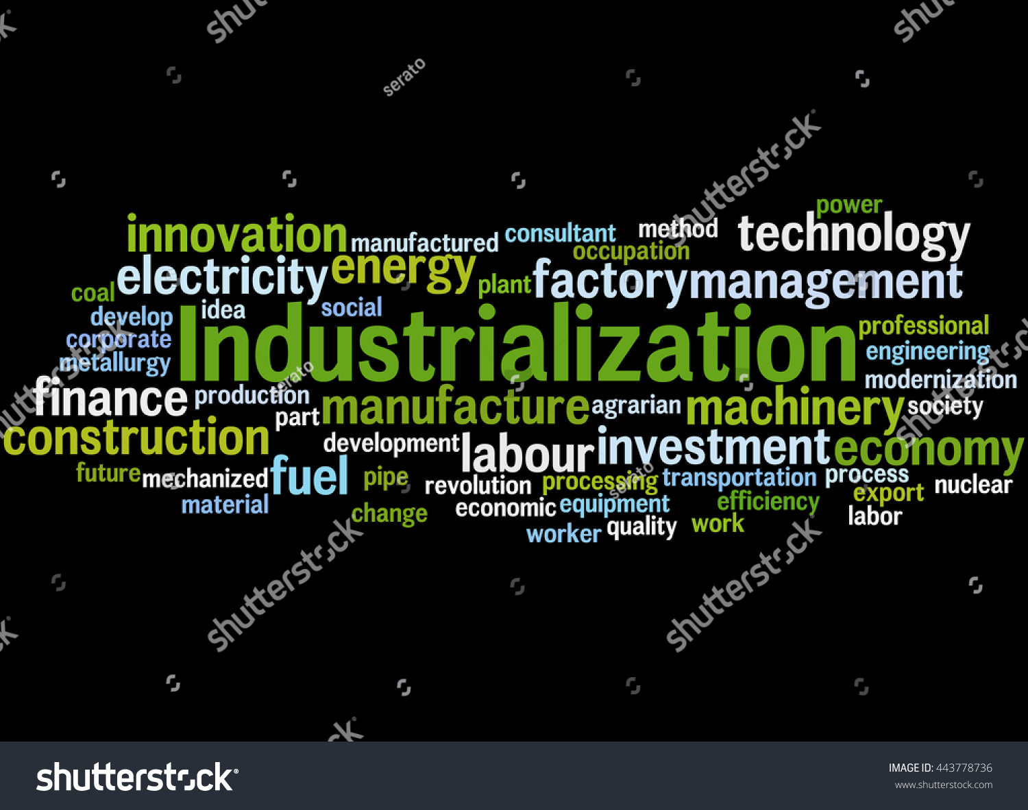 industrialization-word-cloud-concept-on-black-stock-illustration-443778736-shutterstock