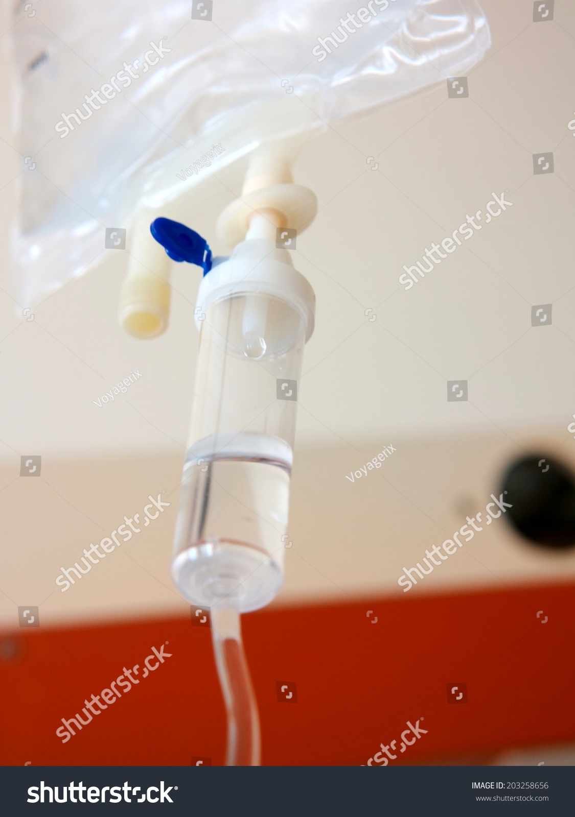 Infusion Bottle Iv Intravenous Solution Hospital Stock Photo 203258656 ...