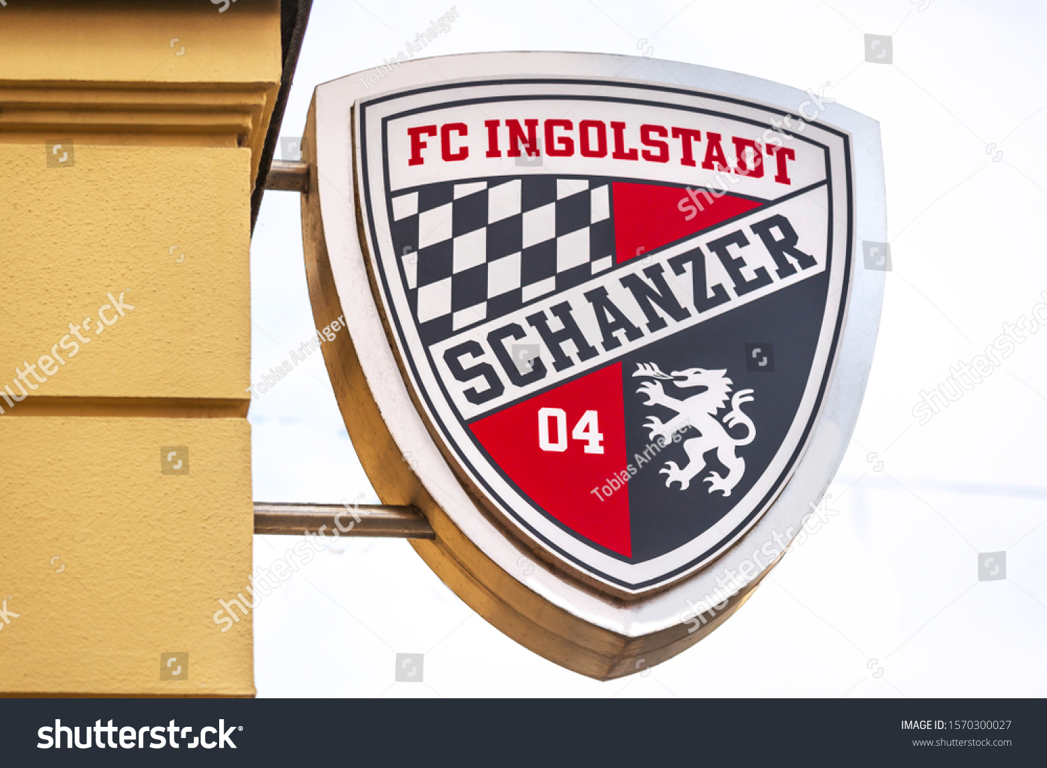 Stockflagge Stockfahne FC Ingolstadt 04 Schanzer 60 x 90 cm 