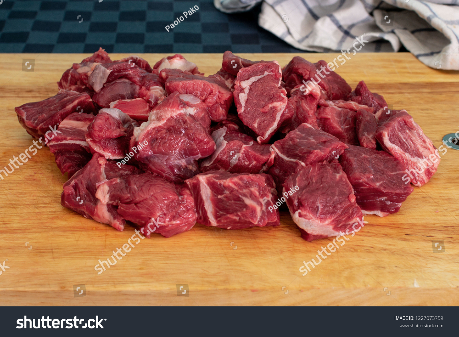 Ingredients Spezzatino Traditional Italian Repice Raw Stock Photo Edit Now 1227073759