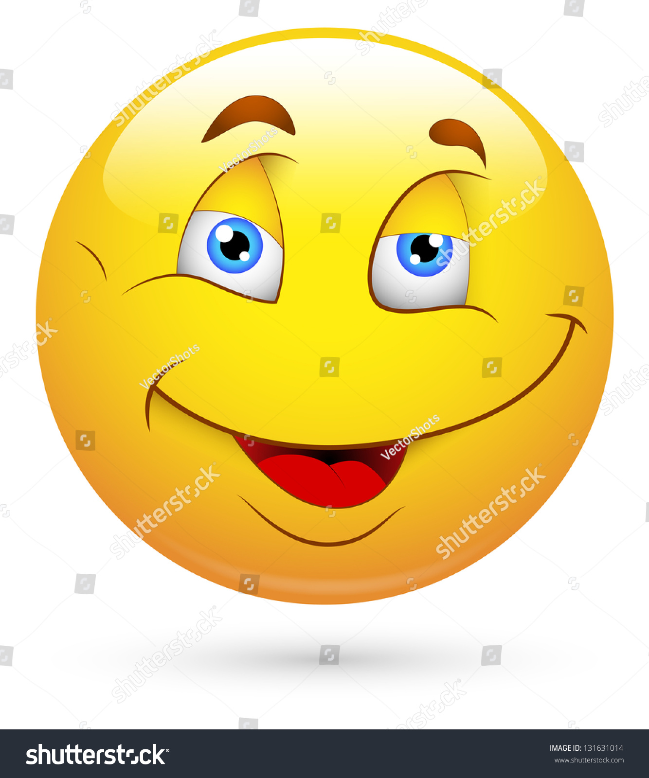 Innocent Smiley Illustration - 131631014 : Shutterstock