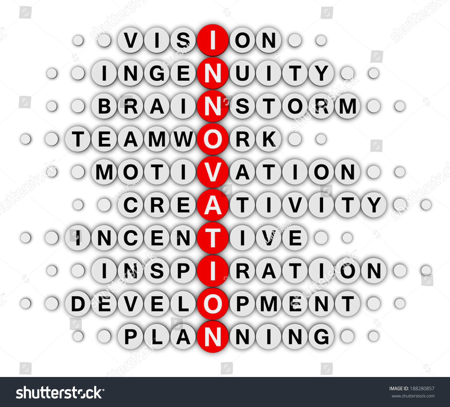 Innovation Concept Crossword Puzzle Stock Illustration 188280857 Innovation Concept Crossword Puzzle Stock Illustration 188280857