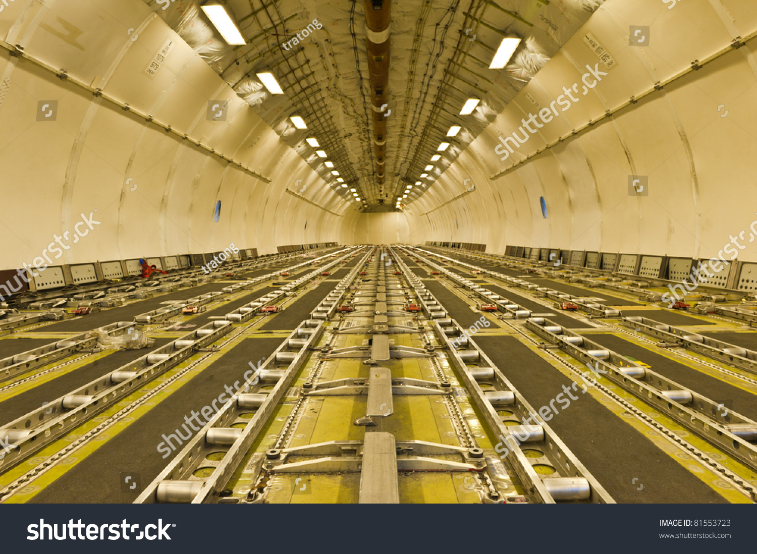 Inside Air Cargo Freighter Stock Photo 81553723 : Shutterstock