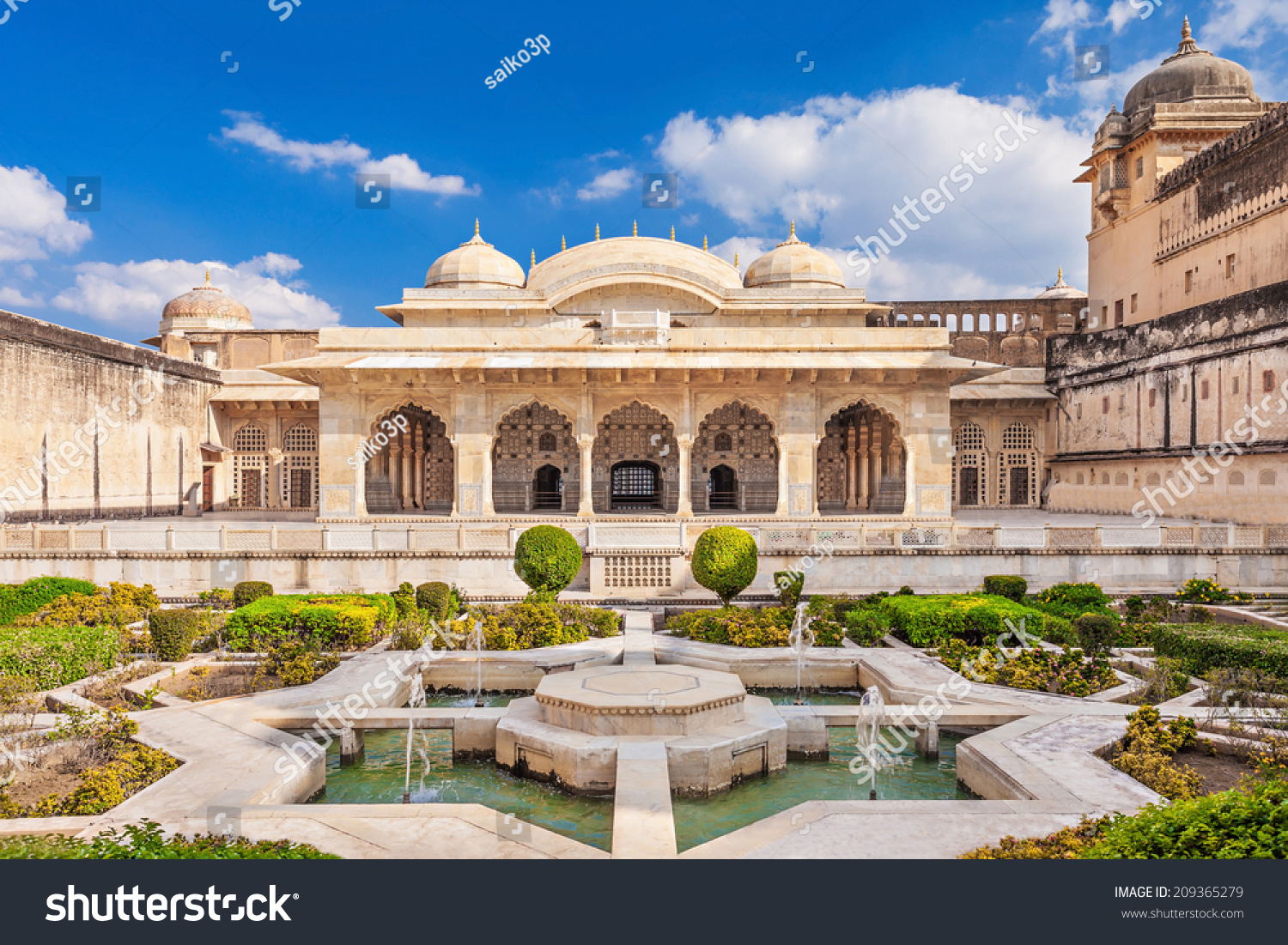 Inside Amer Fort Jaipur Amer Fort Stock Photo 209365279 - Shutterstock