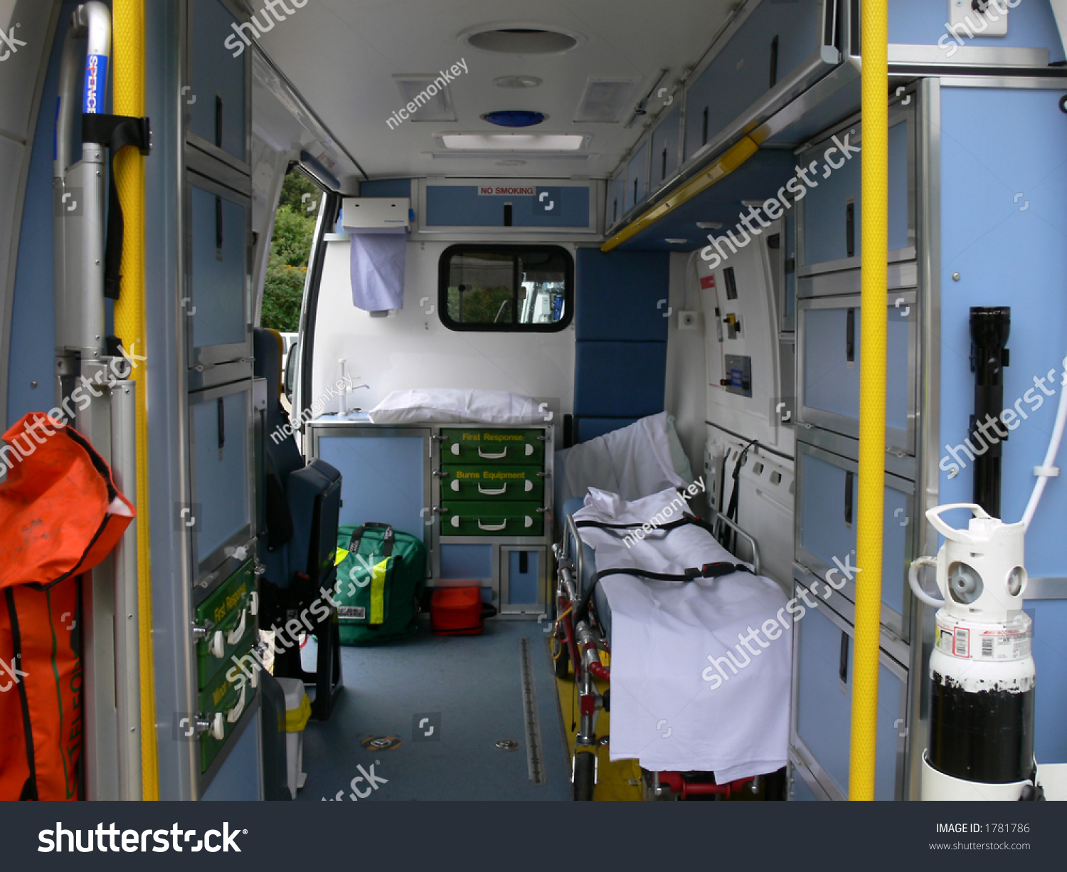 ambulance bed