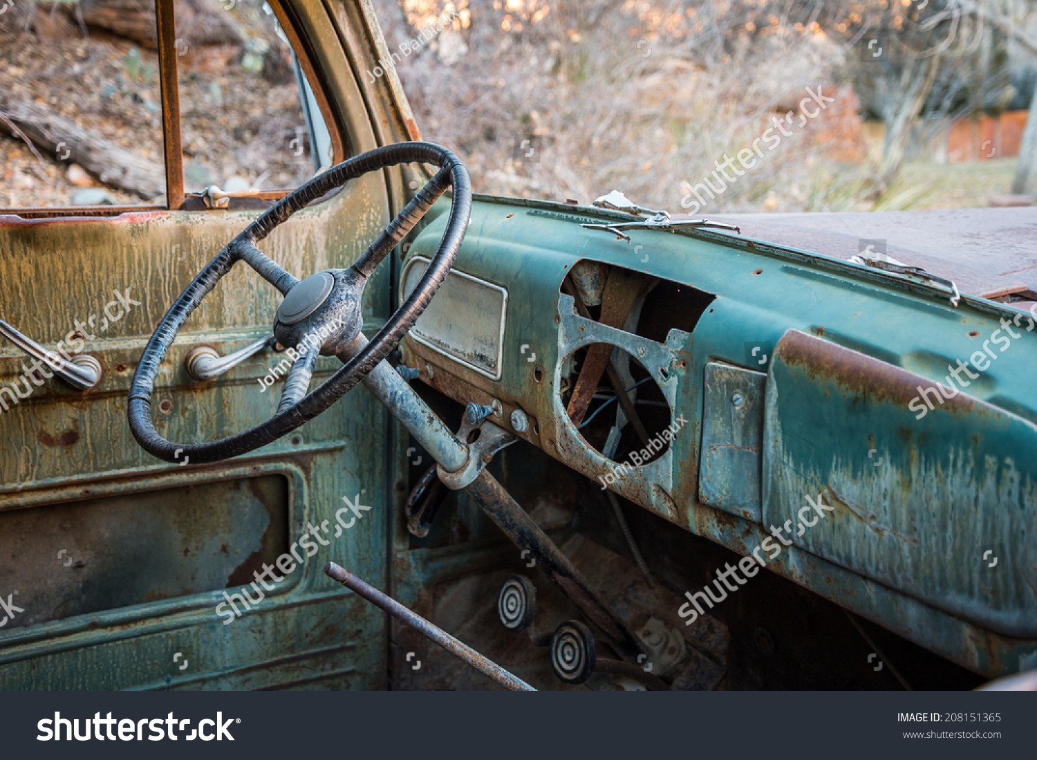 Inside Old Truck Stock Photo 208151365 | Shutterstock