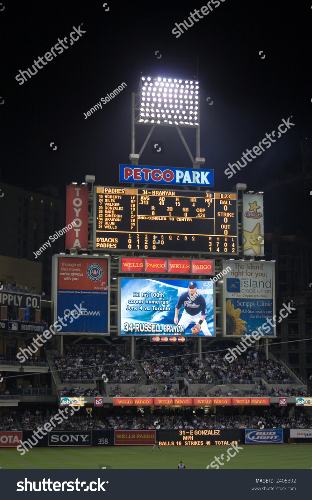 Inside Petco Park Home Padres Stock Photo (Edit Now) 2405392 | Shutterstock