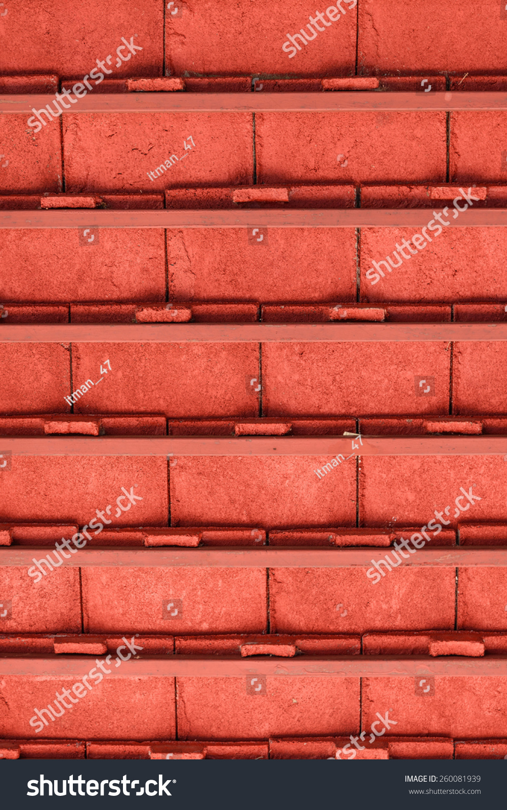 Inside Under The Orange Tile Roof. Stock Photo 260081939 : Shutterstock