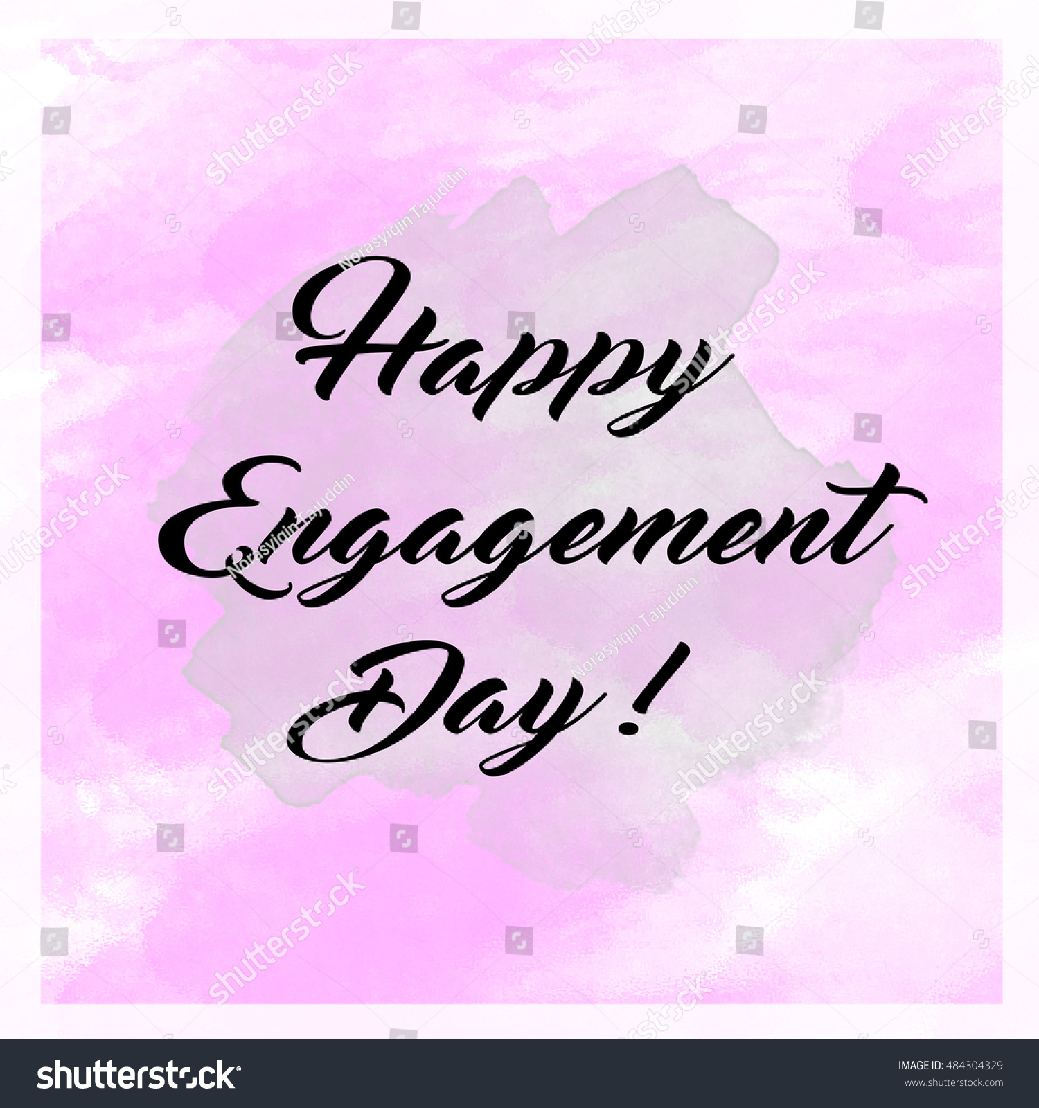 Inspirational Life Quote Phrase Happy Engagement Stock Photo Edit Now 484304329