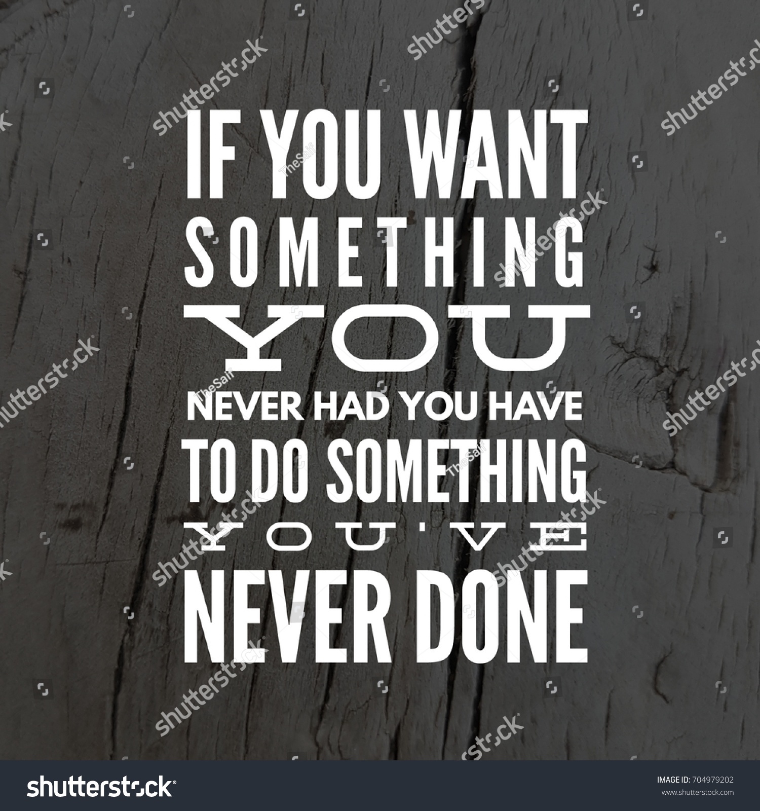 Inspirational Quote Best Motivational Quotes Sayings Stock Photo