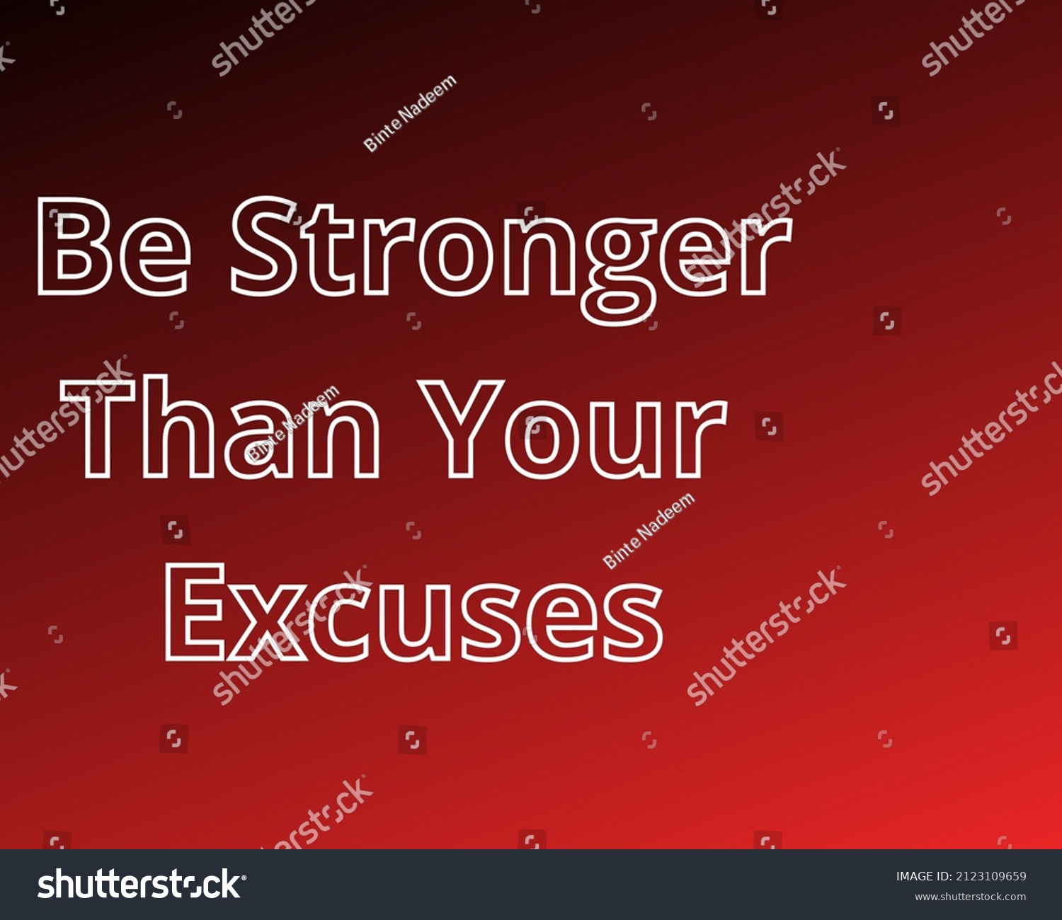 Inspirational Quote Motivational Quote Red Background Stock 