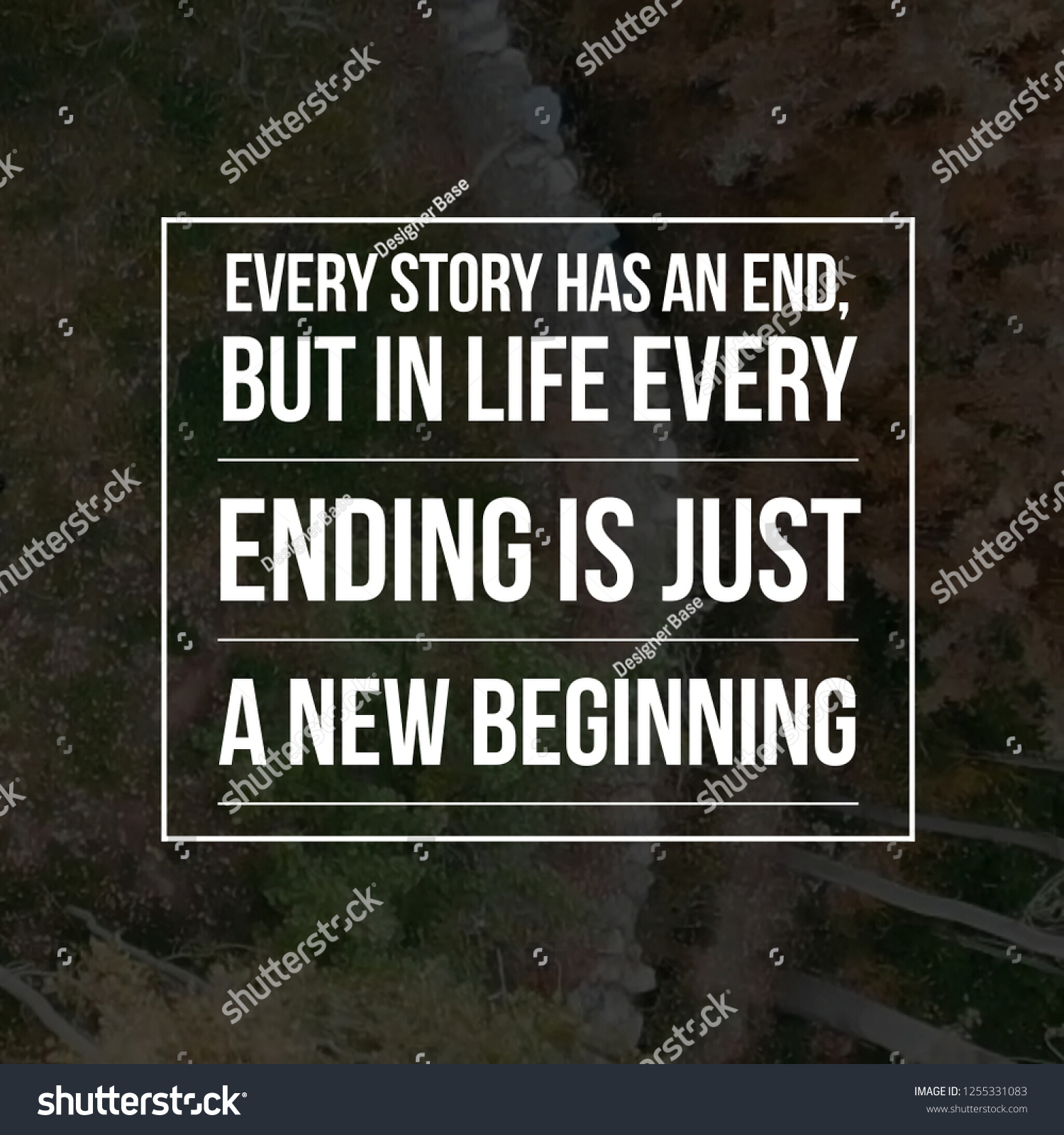 Inspirational Quotes Life Stock Photo 1255331083 | Shutterstock