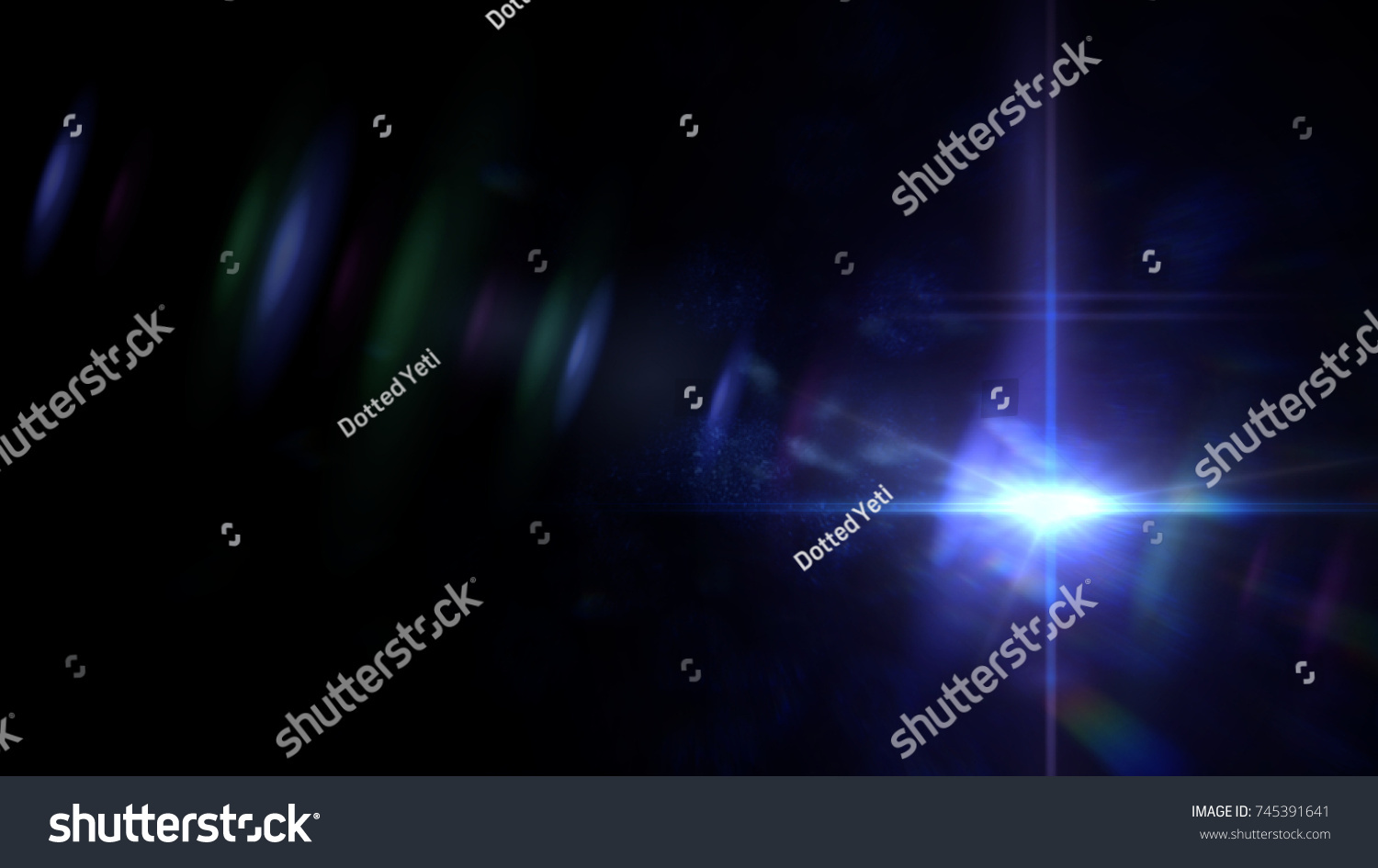 Intense Blue Lens Flare Overlay Texture ilustrações stock Shutterstock