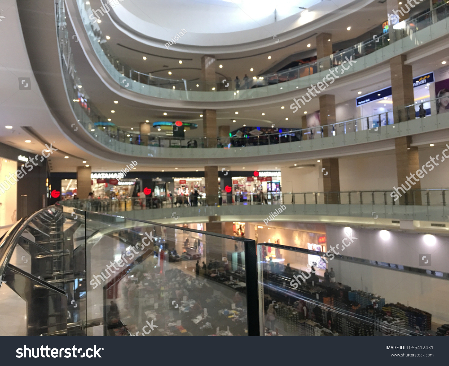 Interior Building Market Shopping Hartono Mall Royalty Free