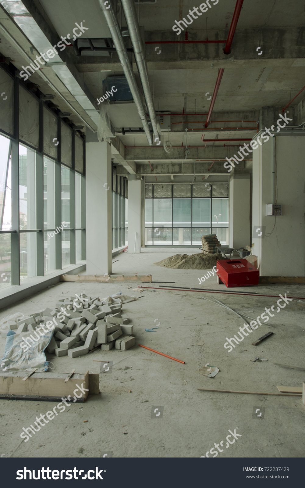 Interior Building Under Renovation Construction Site Stock Photo Edit Now