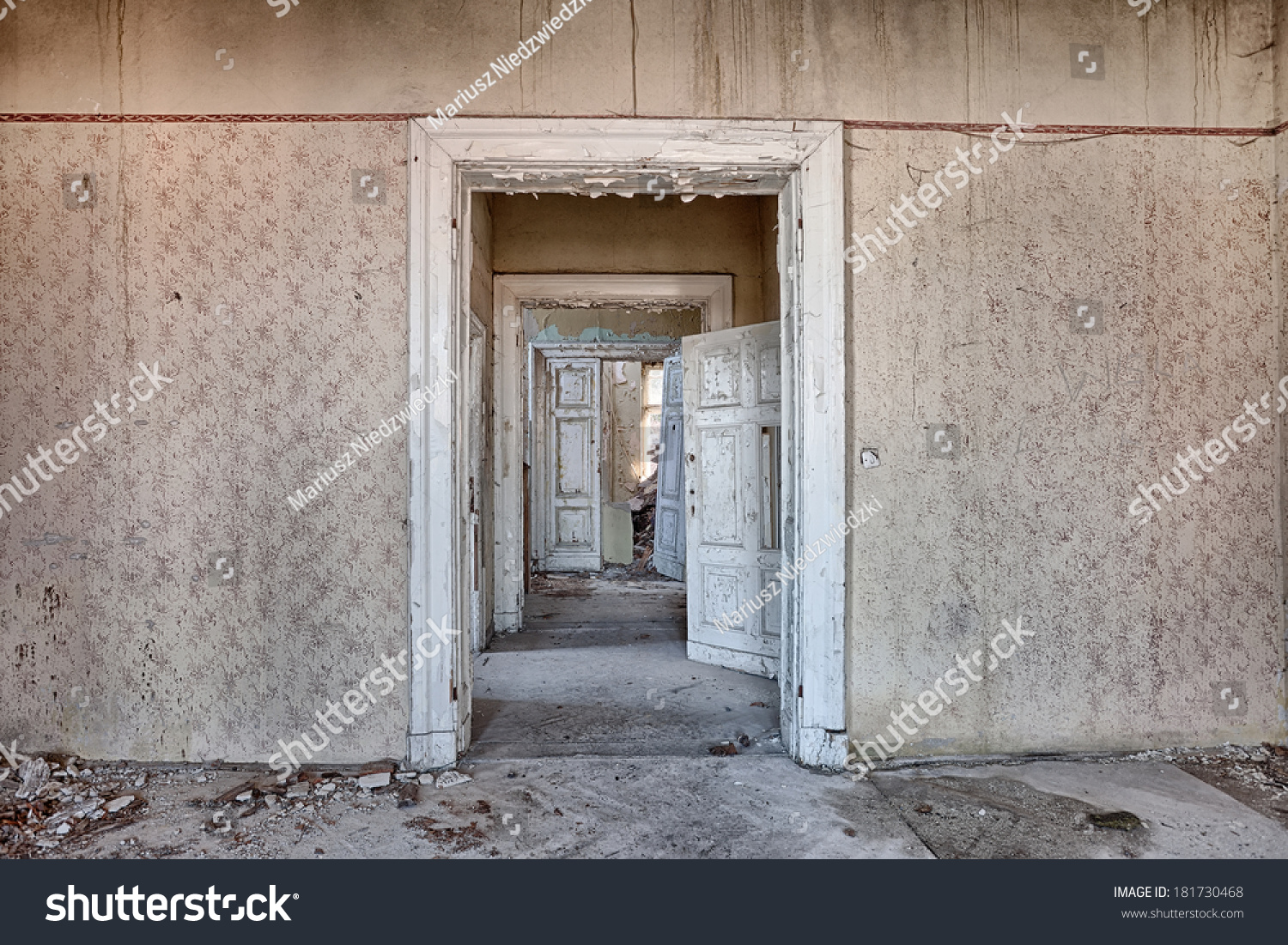 Interior Old Ruined Building Stock Photo 181730468 | Shutterstock