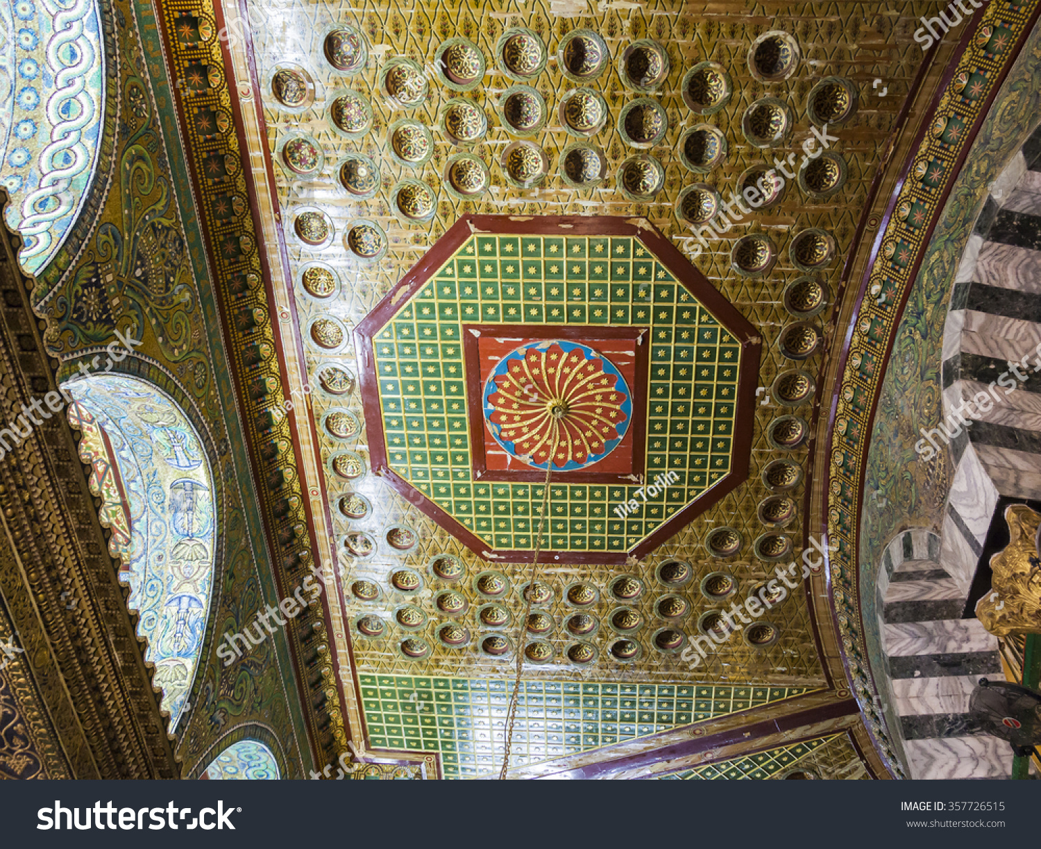 Interior Dome On Rock On Temple Stock Photo Edit Now 357726515