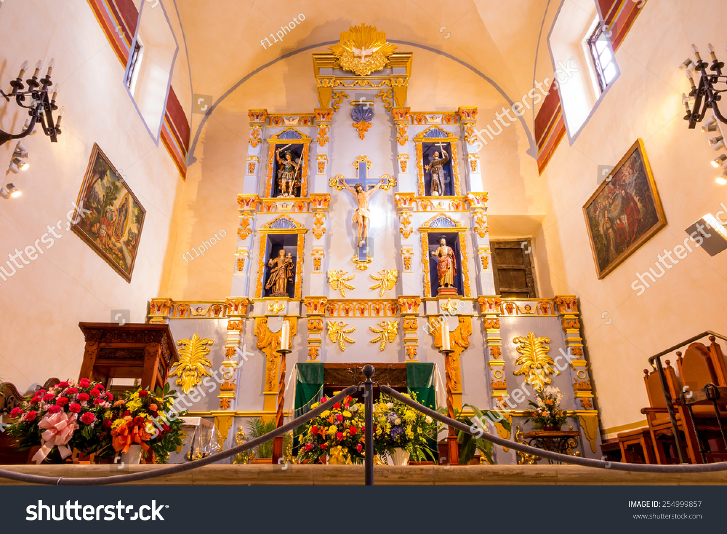 Interior Mission San Jose Historic Catholic Stock Photo Edit Now