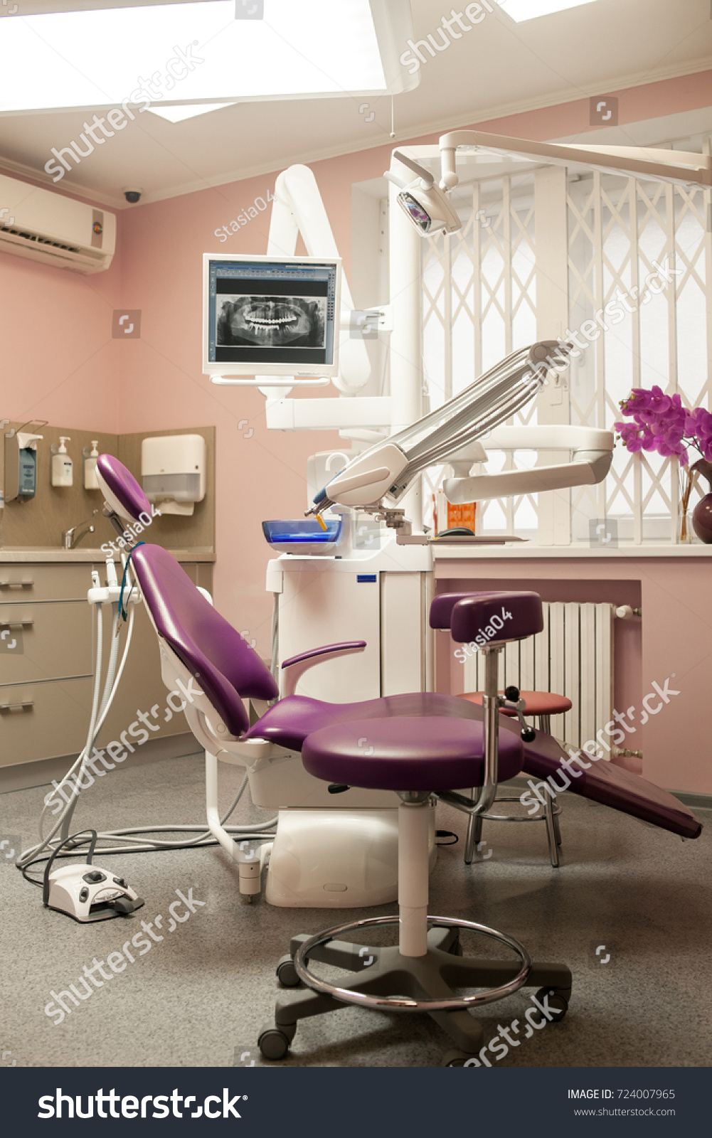 Interior Modern Dental Clinic Office Dental Stock Photo