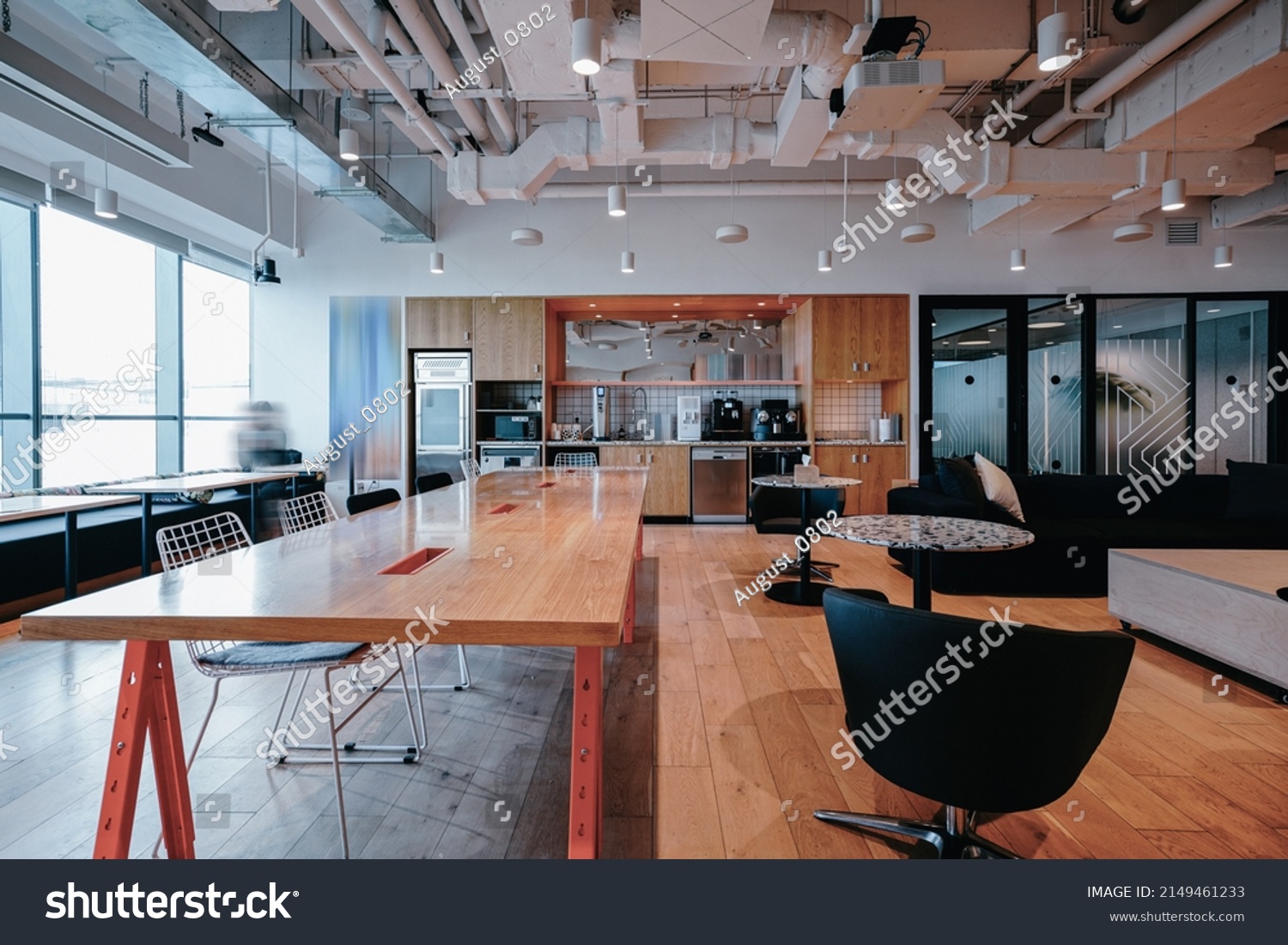 Interior Modern Empty Office Building Public Stock Photo 2149461233 ...