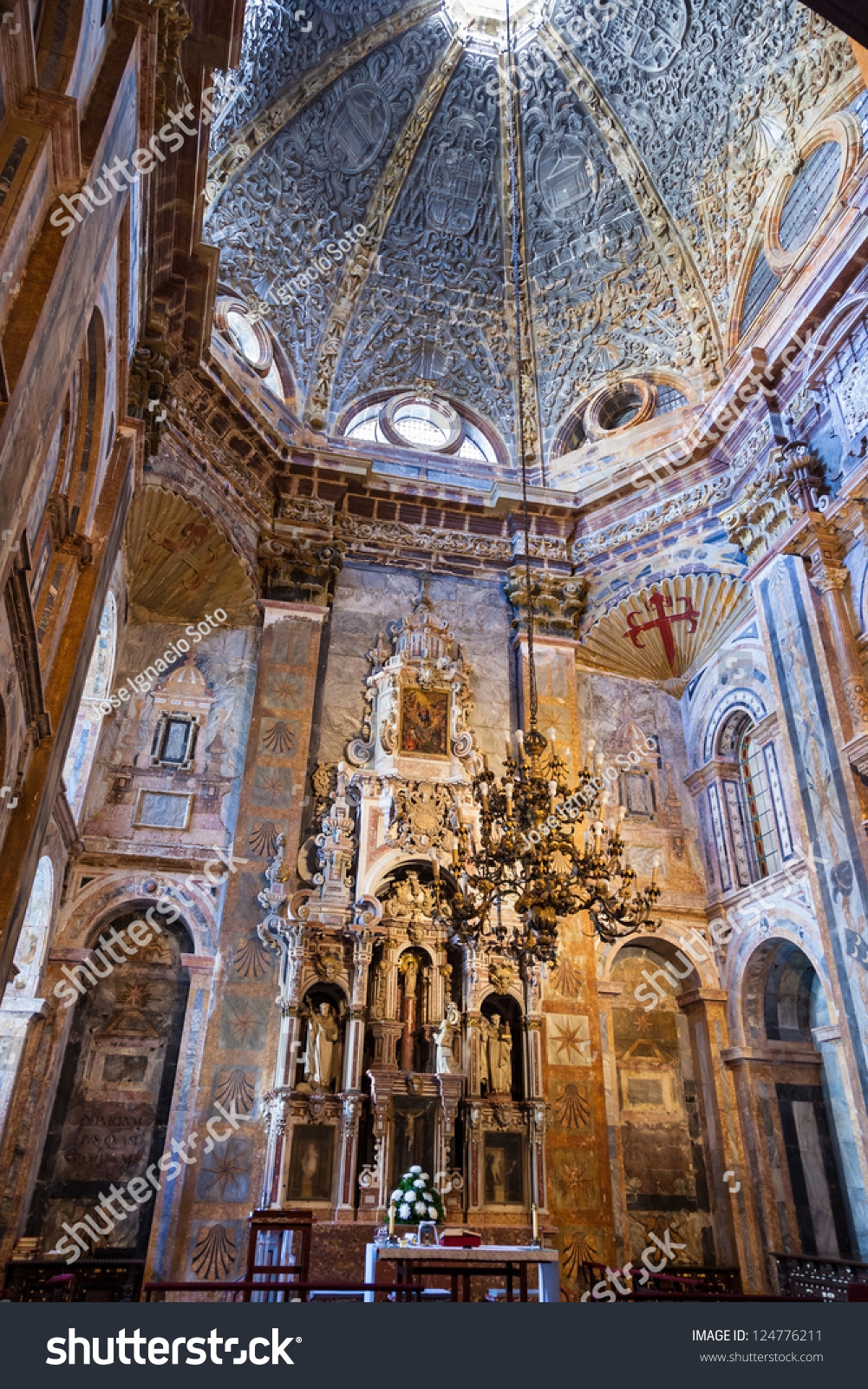 Interior Santiago De Compostela Cathedral Capilla Stock Photo Edit Now