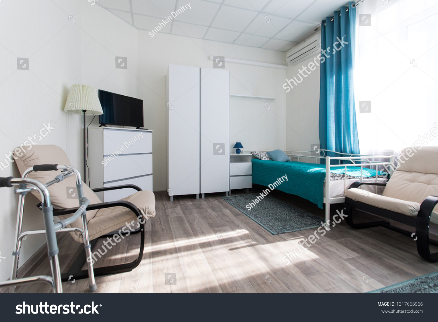 Interior Room Nursing Home Furniture People Stock Photo Edit Now