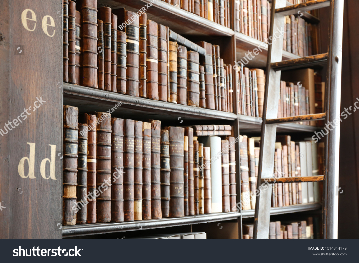 Interior View Old Library Dublin Trinity Stock Photo Edit Now