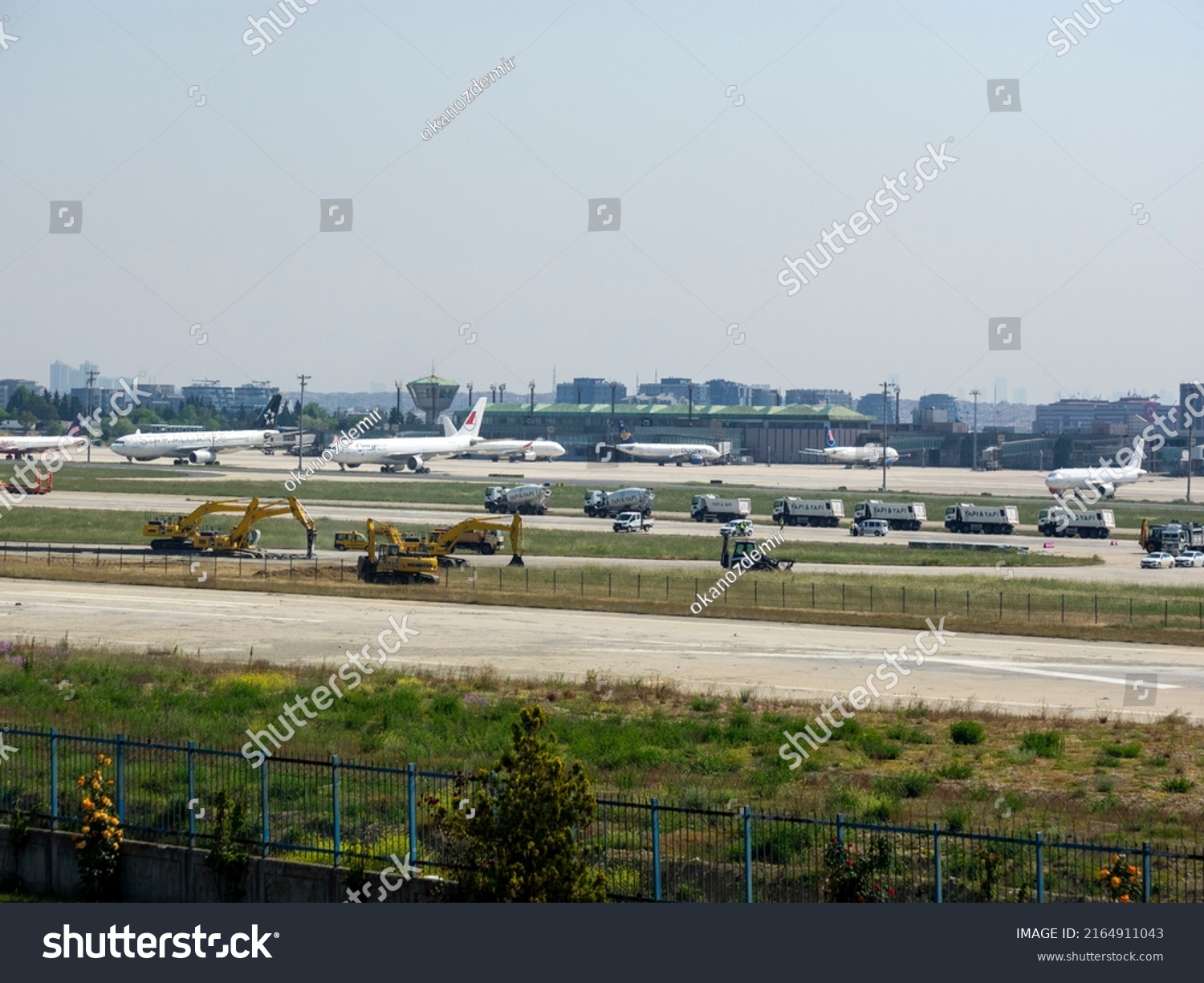 International Ataturk Airport Known Yesilkoy Airport Stock Photo ...