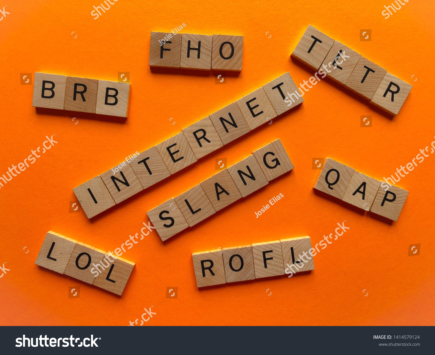 Internet Slang Acronyms Brb Be Right Royalty Free Stock Image