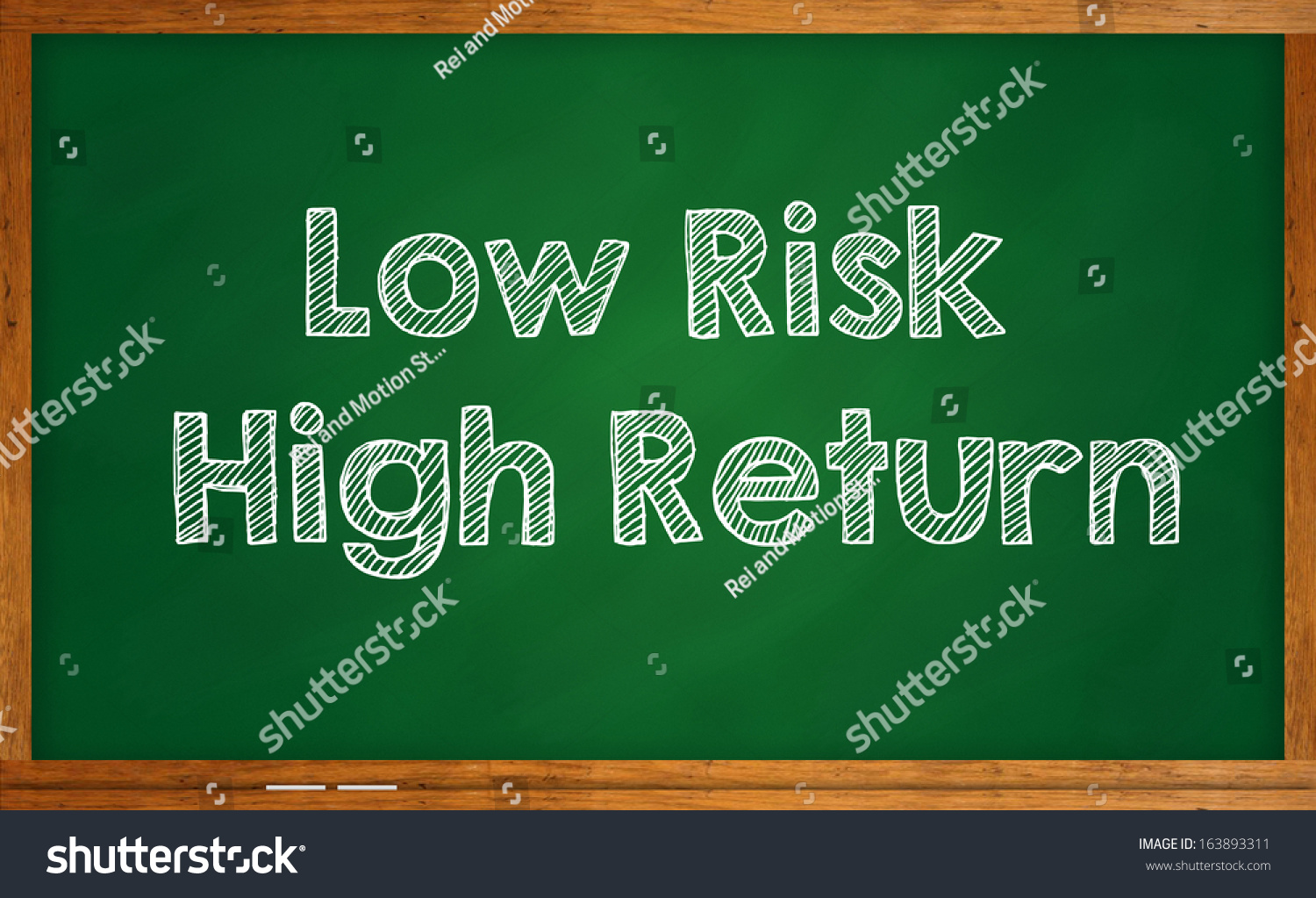 Investment Concept Low Risk High Return Stock Illustration 163893311 Shutterstock 3484