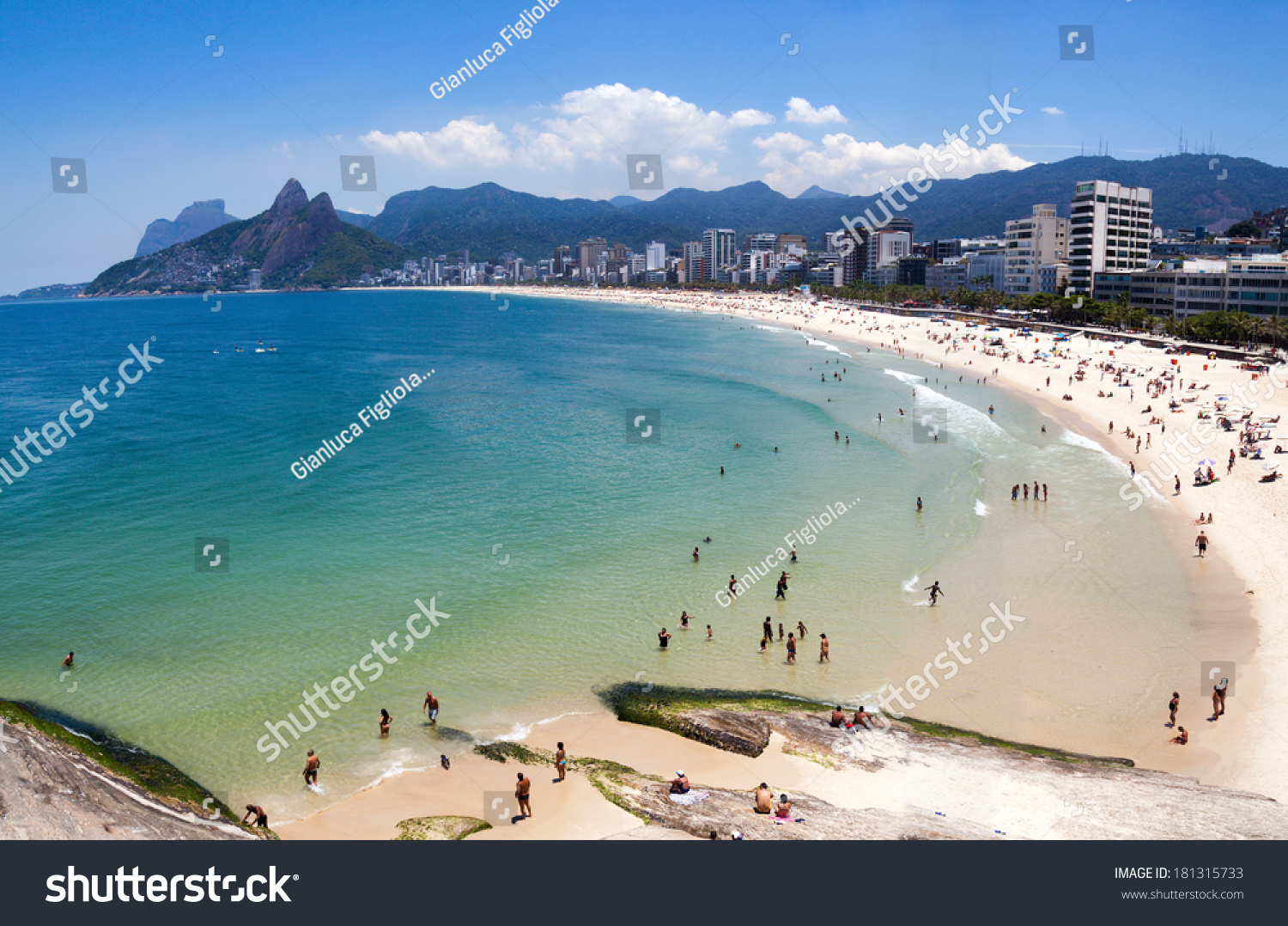 Ipanema Beach Rio De Janeiro Brazil Stock Photo Edit Now