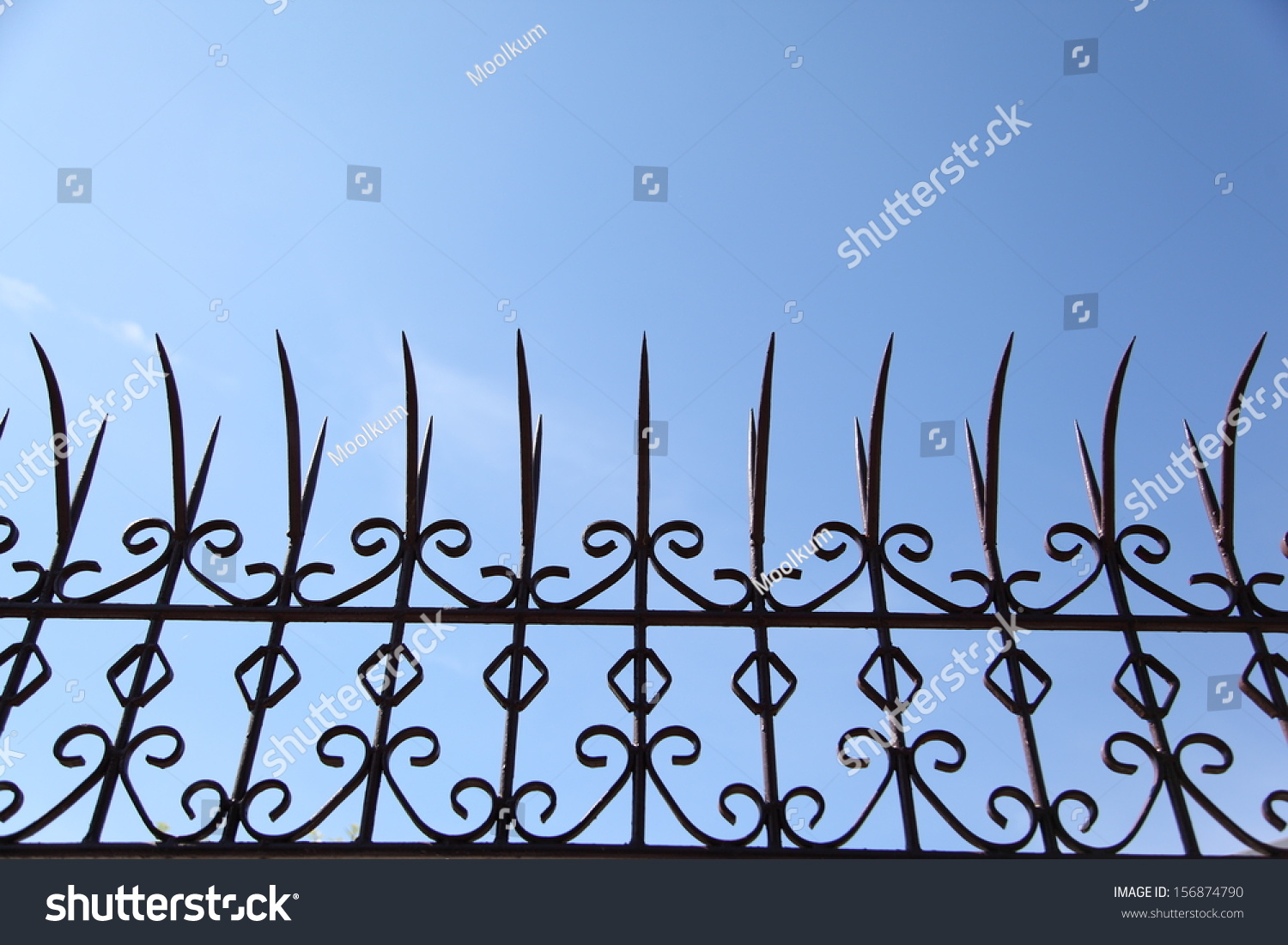 Iron Fence Stock Photo 156874790 - Shutterstock