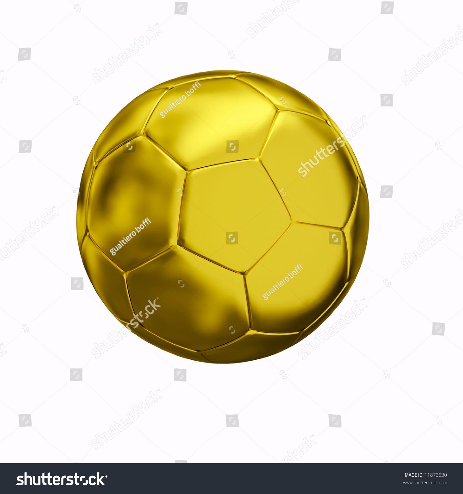 Isolated Golden Ball Stock Photo 11873530 - Shutterstock