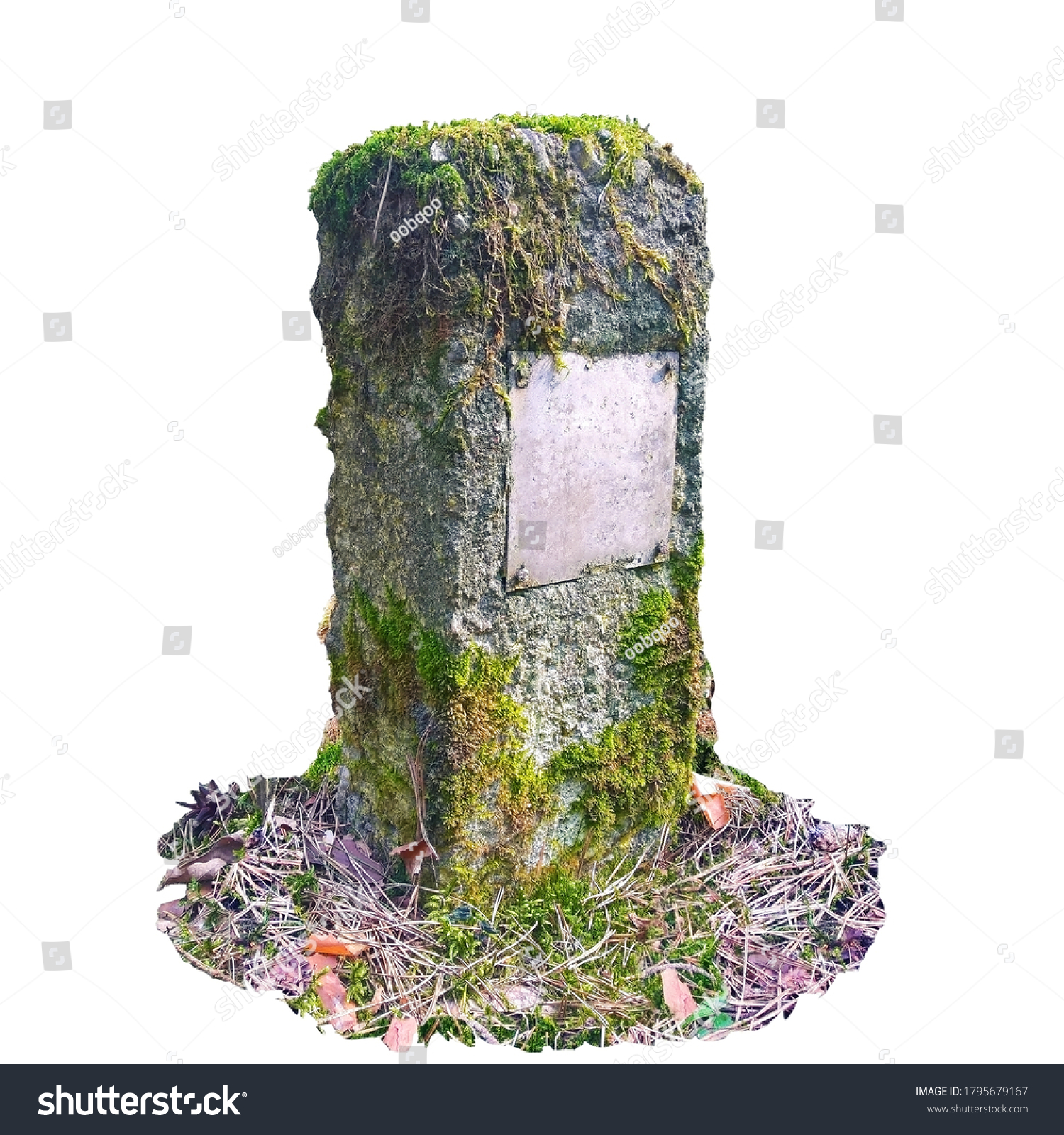 Isolated Gravestone On White Background Headstone Stock Photo (Edit Now