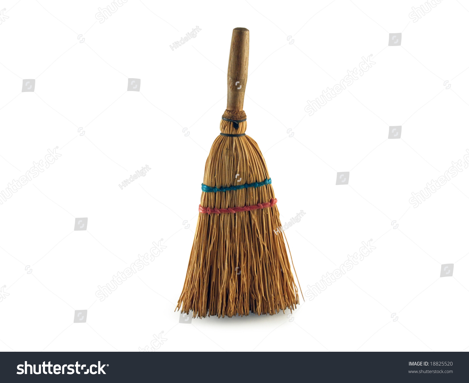 Isolated Short Sweep Broom Stock Photo 18825520 : Shutterstock