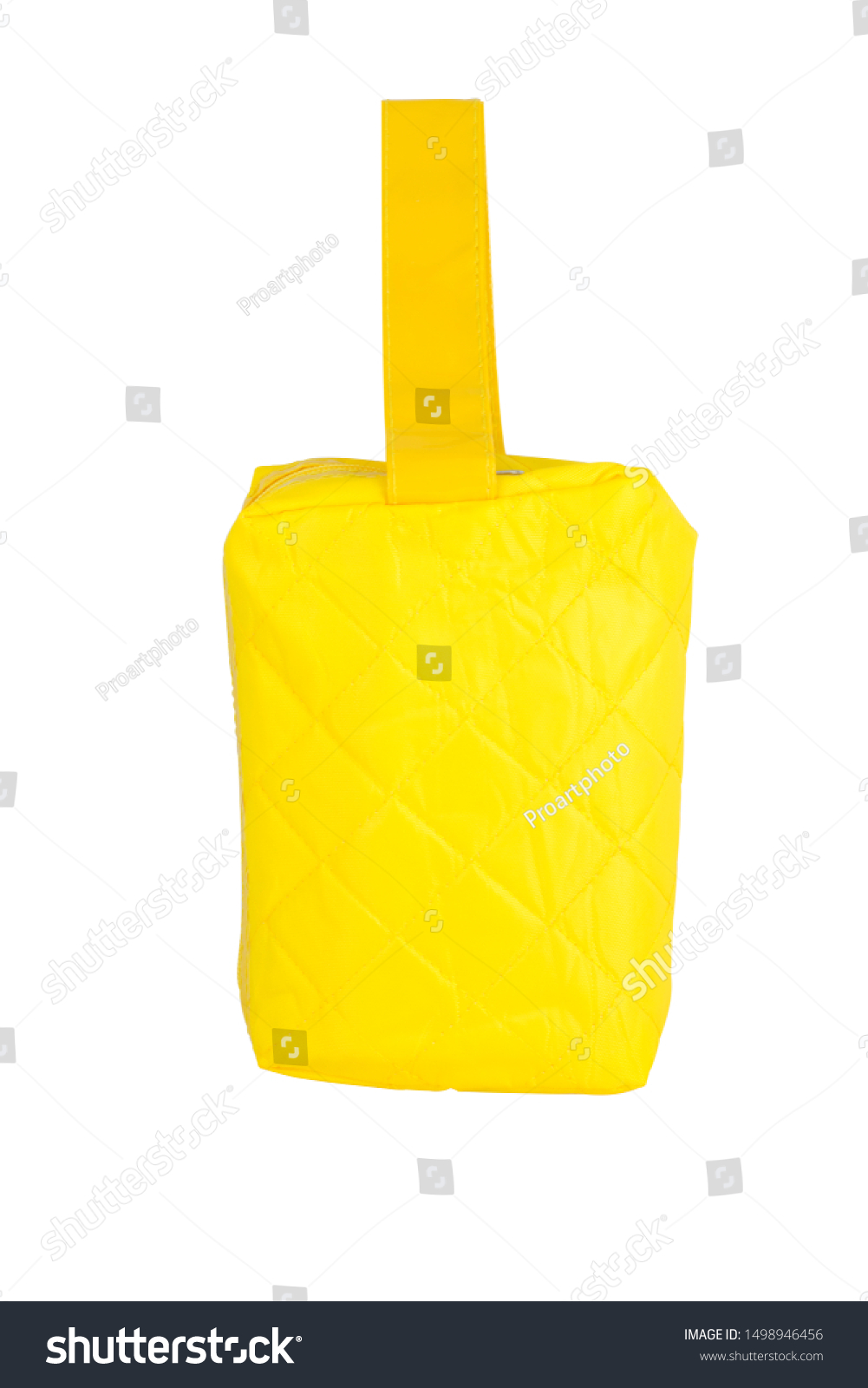 Download Isolated Yellow Cosmetic Bag Clipping Path Stock Photo Edit Now 1498946456 Yellowimages Mockups