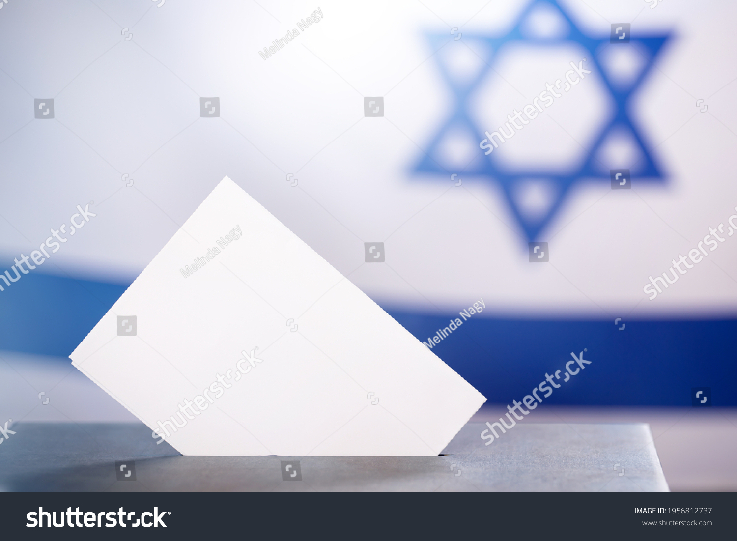 PowerPoint Template: hebrew israel-election-banner-background-ballot  (iumnpijoko)