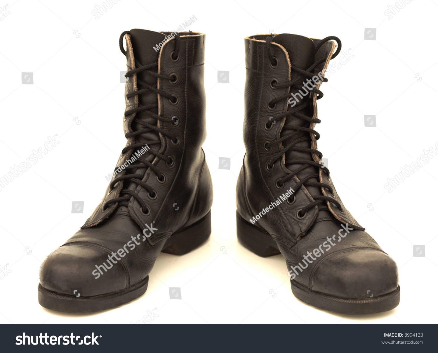 Israeli Combat Boots, Isolated Stock Photo 8994133 : Shutterstock