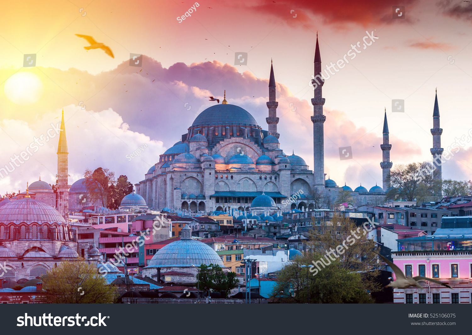 Istanbul Capital Turkey Eastern Tourist City Stock Photo Edit Now 525106075