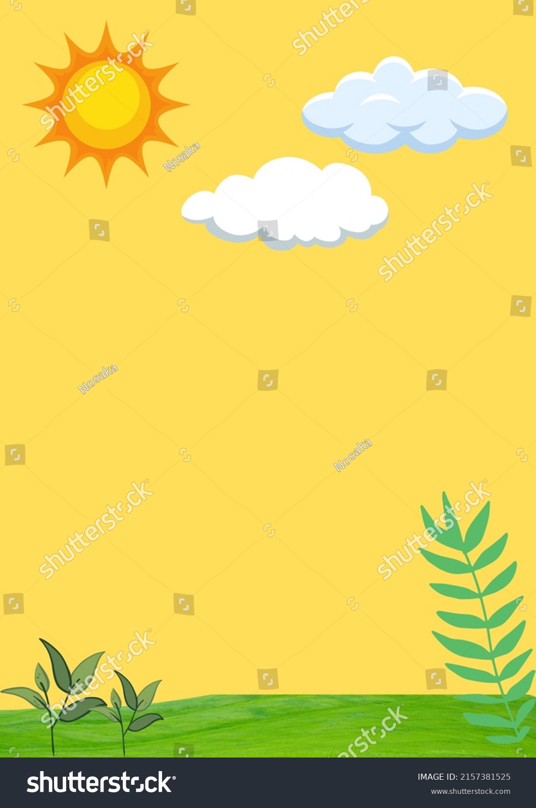 sunny-day-poster-background-stock-illustration-2157381525-shutterstock