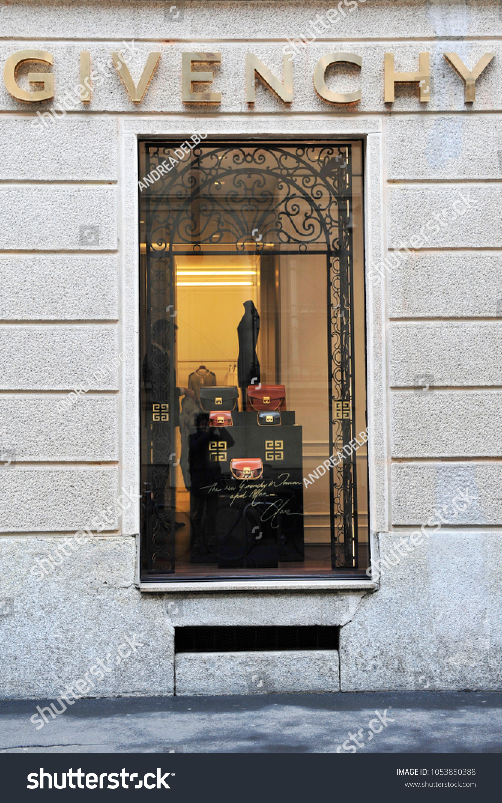 Italy Milan 252018 Givenchy Boutique ...