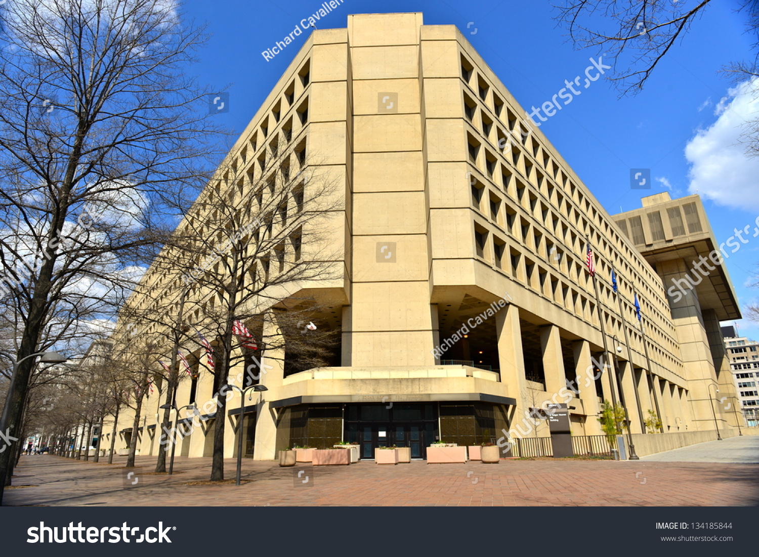 J. Edgar Hoover Fbi Building On Pennsylvania Avenue, Washington Dc ...